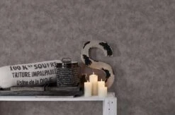 Vliestapete Beton Vintage Dunkelgrau Glanz 36924-1 -Tapetengeschäft Vliestapete Beton Vintage grau Glanz 36924 1 191342 2