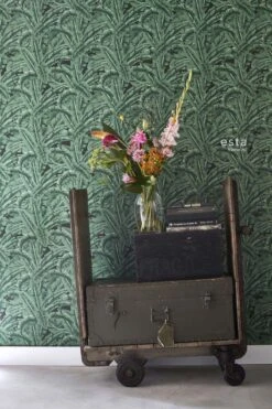 Neue Produkte -Tapetengeschäft Vliestapete Dschungelwald gruen schwarz 038985 193252 1