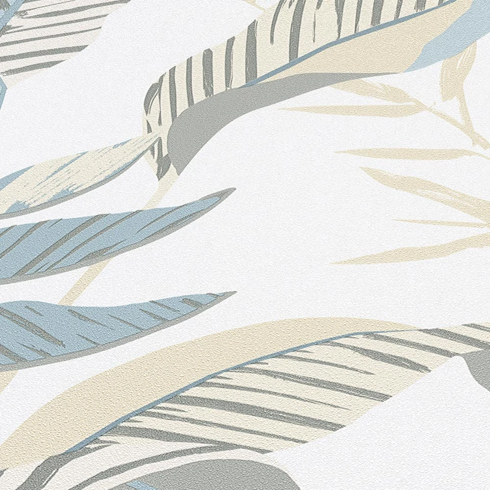 Vliestapete Elle Blattmuster Weiß Grün Beige 10332-07 5 Vliestapete Elle Blattmuster Weiß Grün Beige 10332-07 – Bild 3