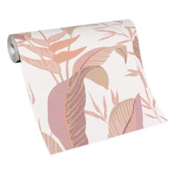 Vliestapete Elle Blattmuster Rosa Gold Metallic 10332-05 10 Vliestapete Elle Blattmuster Rosa Gold Metallic 10332-05 -Tapetengeschäft Vliestapete Elle Blaetter Weiss Rosa Gold Metallic 10332 05 63216401 2