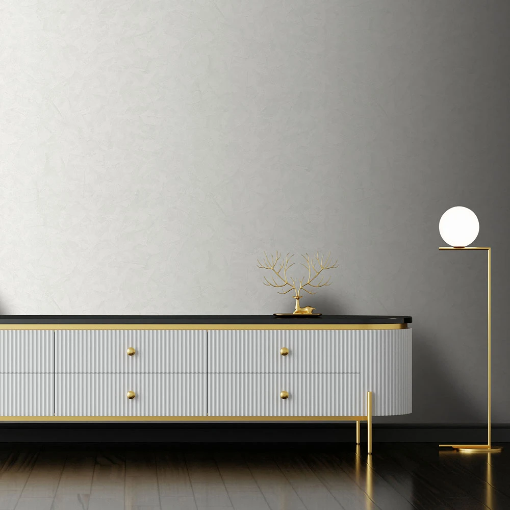 Vliestapete Elle 3D-Effekt Uni Weiß Metallic 10329-01 3 Vliestapete Elle 3D-Effekt Uni Weiß Metallic 10329-01