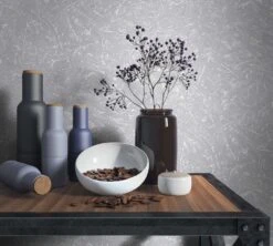 Vliestapete Grau Putz Optik Uni Marburg 34155 -Tapetengeschäft Vliestapete Grau Putz Optik Uni Marburg 34155 63214885 2