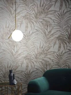 Vliestapete Ivy Farne Weiß Beige 82270 Novamur -Tapetengeschäft Vliestapete Ivy Blaetter Weiss Beige 82270 Novamur 63213311 3