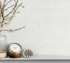 Vliestapete Ivy Einfarbig Cremeweiß 82276 Novamur -Tapetengeschäft Vliestapete Ivy Uni Struktur Cremeweiss 82276 Novamur 63213317 4