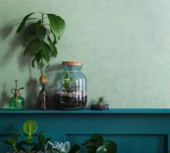 Vliestapete Ivy Einfarbig Grün 82279 Novamur -Tapetengeschäft Vliestapete Ivy Uni Struktur Gruen 82279 Novamur 63213319 4