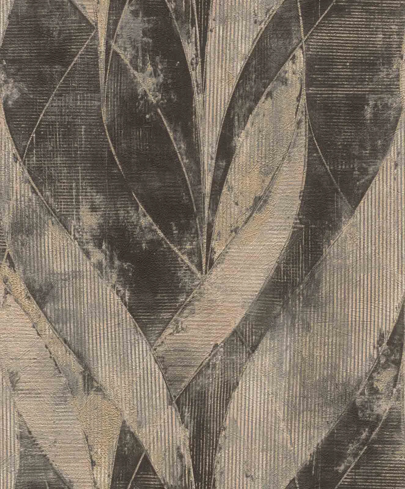 Vliestapete Pflanzen Blätter Anthrazit 520071 Rasch 3 Vliestapete Pflanzen Blätter Anthrazit 520071 Rasch