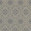 Vlies Tapete Ornament Grau Blau Rasch Textil Palau 228877