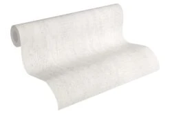 Vliestapete Putz-Optik Weiß Grau 94426-4