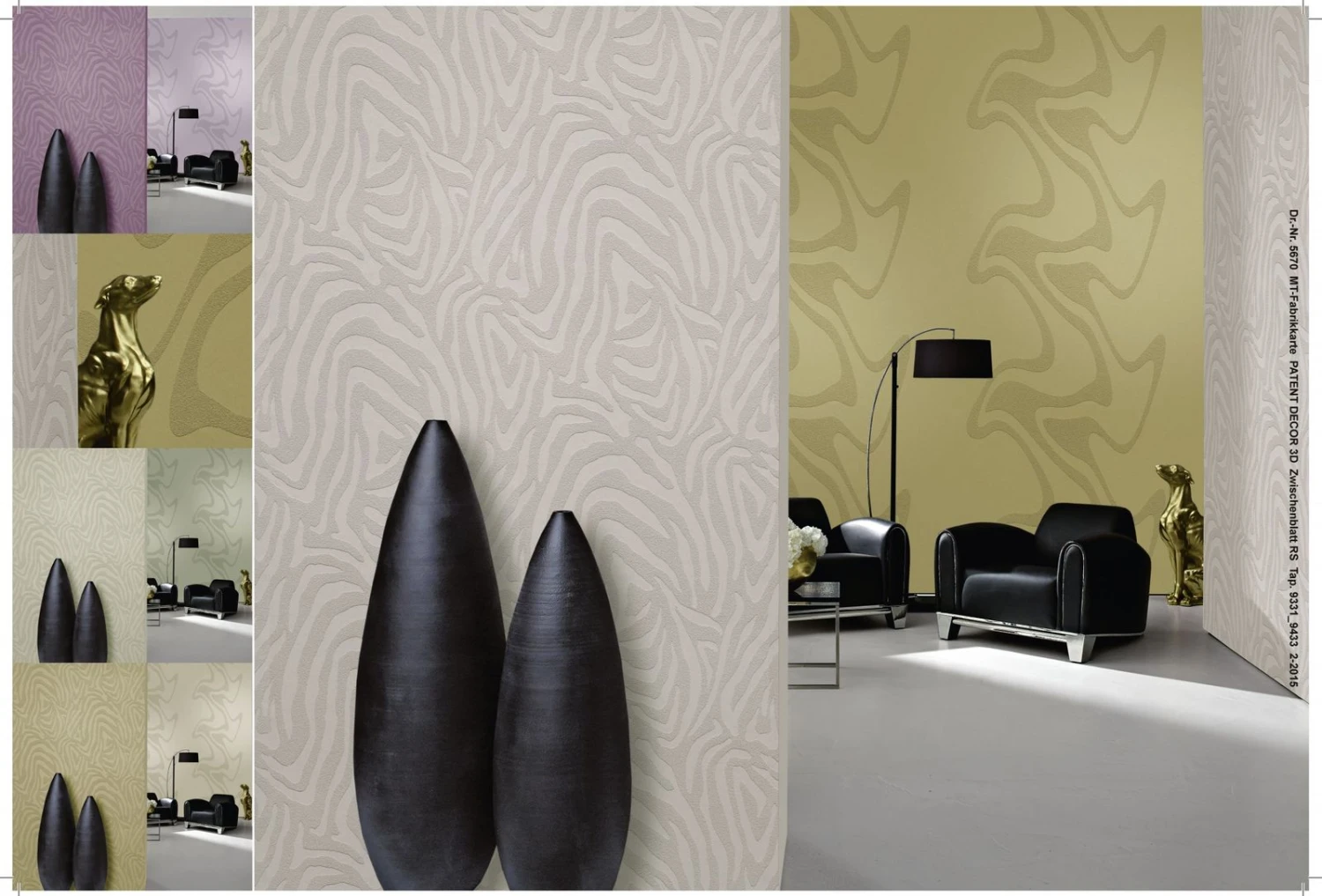 Vliestapete Design Zebra Weiß Patent Decor 3D 9433 5 Vliestapete Design Zebra Weiß Patent Decor 3D 9433 – Bild 3