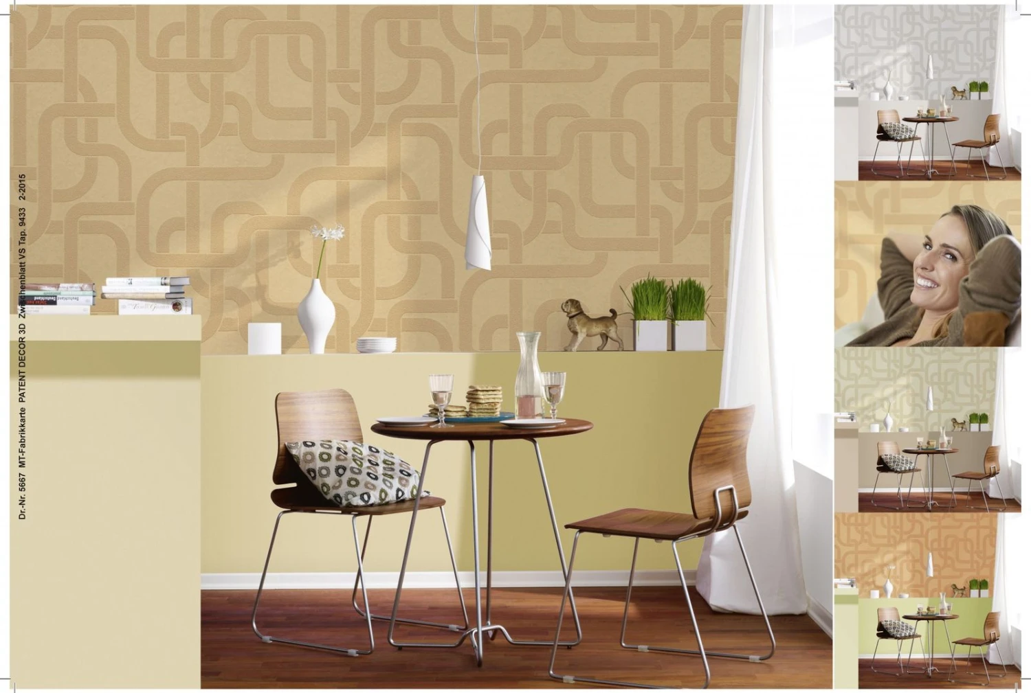 Vliestapete Design Zebra Weiß Patent Decor 3D 9433 4 Vliestapete Design Zebra Weiß Patent Decor 3D 9433 – Bild 2