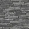 A.S. Creation Vlies Tapete Steinoptik Naturstein Grau Schwarz 9142-24 -Tapetengeschäft Wood n Stone Tapete AS Vliestapete Natur 9 1