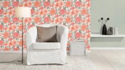 Rasch Tapete Landhaus Stil Floral Rosa 252422 -Tapetengeschäft rasch Tapete Landhaus Stil Floral Rose 252422 63212648 3