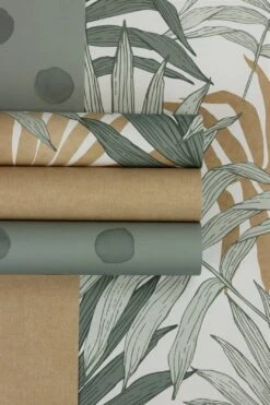 Rasch Tapete Landhaus Stil Palmen Olivgrün 252651 -Tapetengeschäft rasch Tapete Landhaus Stil Palmen Gruen 252651 63212662 4